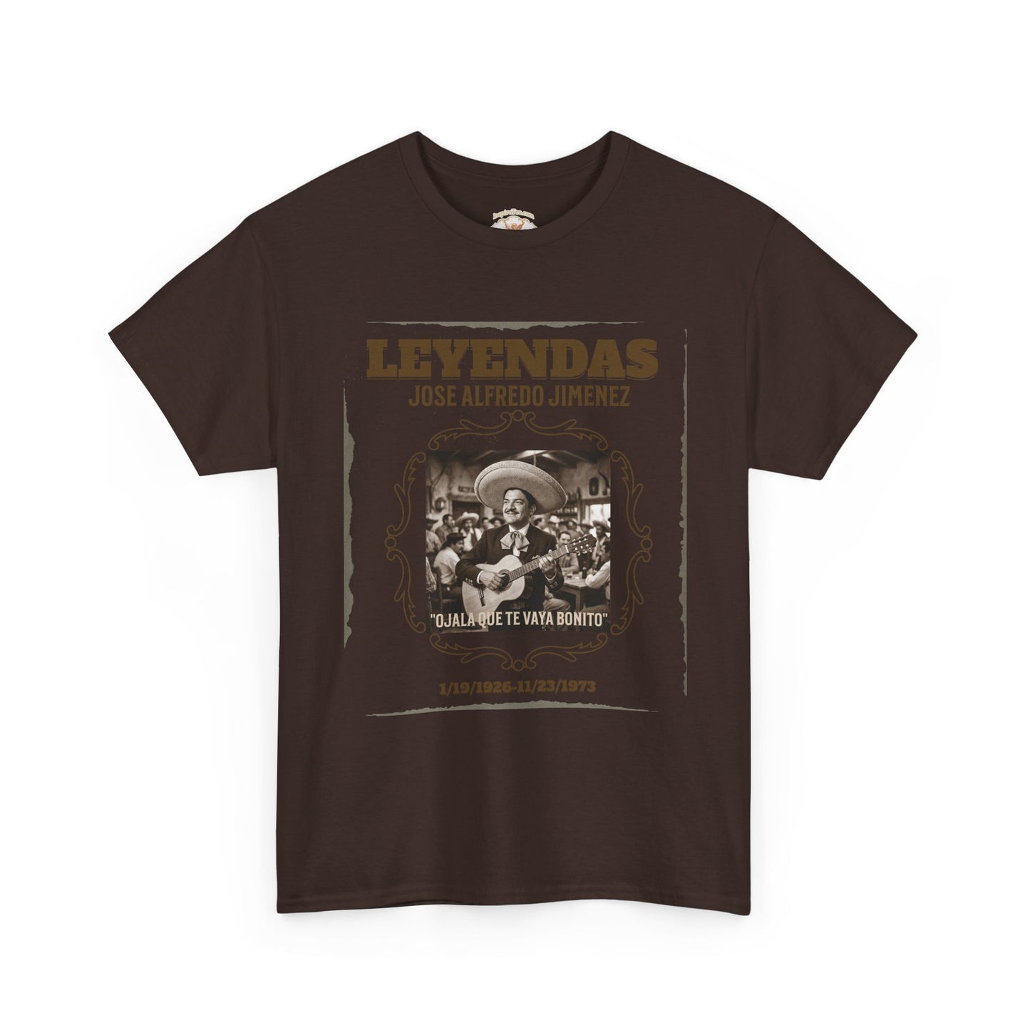 Leyendas José Alfredo Jiménez Tribute Tee — Vintage Mexican Memorial T-Shirt