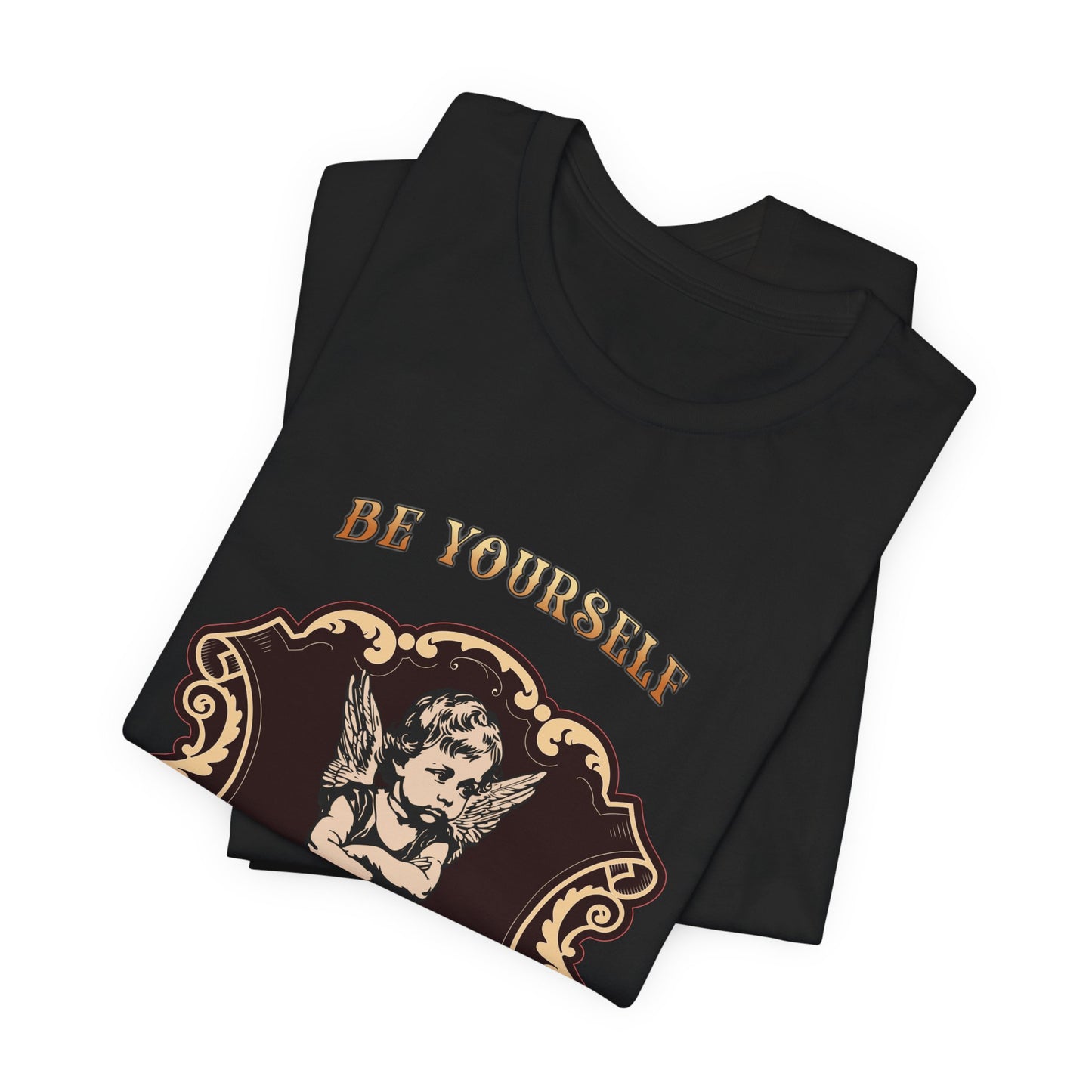 "Be Yourself" Tee — Vintage Cherub Graphic Shirt
