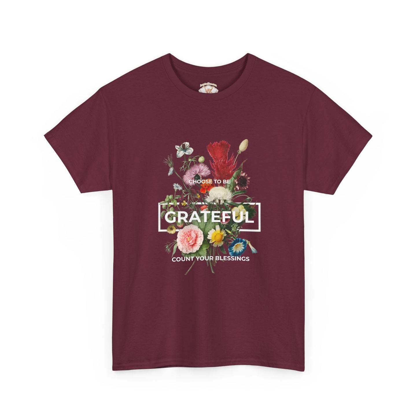 Grateful Floral Tee