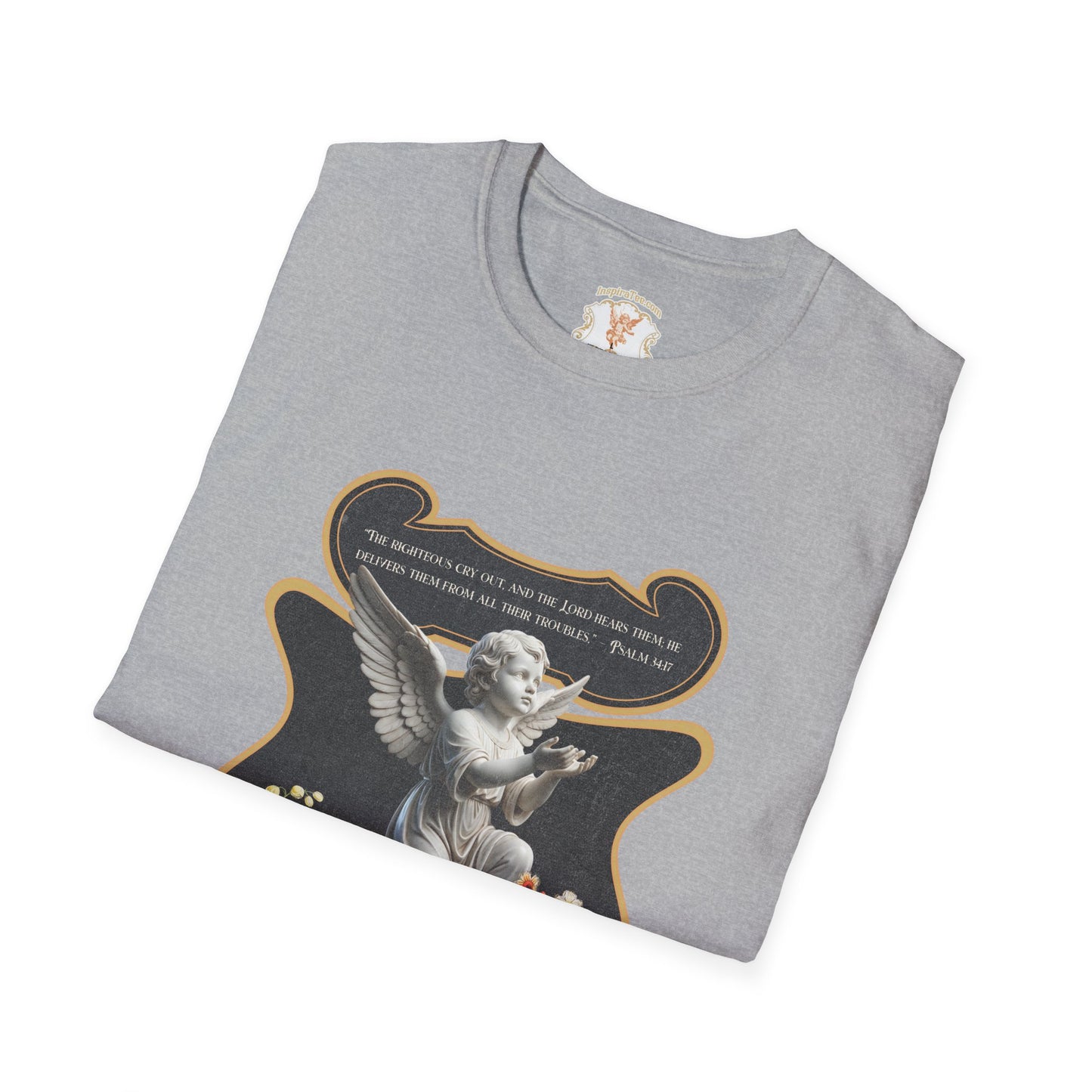 Cute Angel Graphic T-Shirt — Bible Inspiration for Angel Lovers