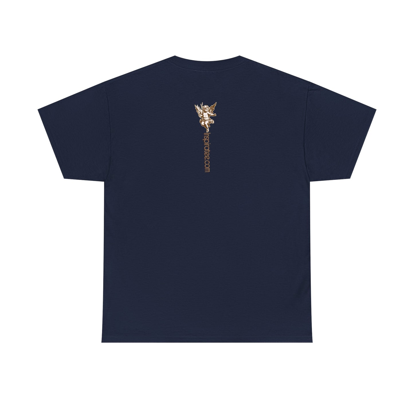 Angel Statue Graphic Tee — "Be still"