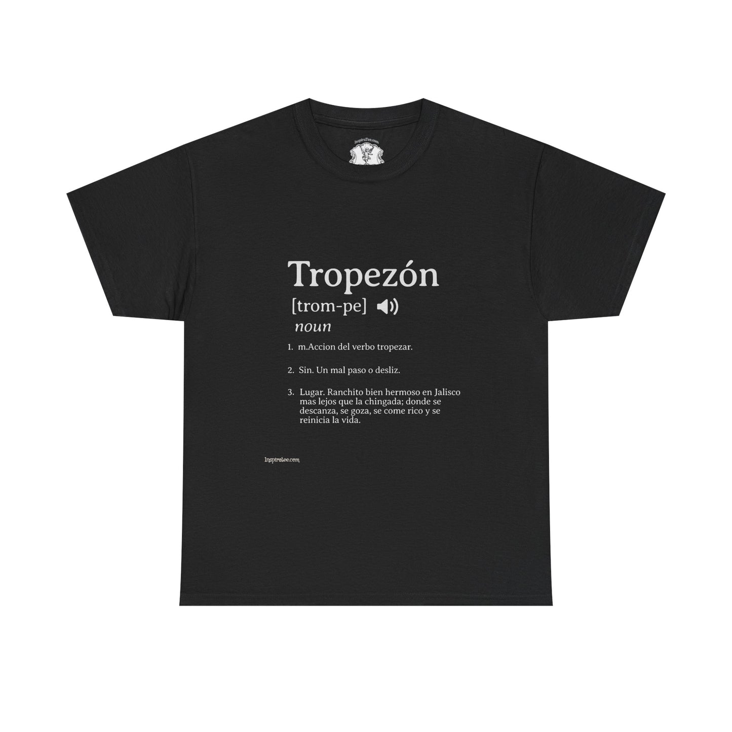 Tropezón Definition Tee — Minimalist White Graphic T-Shirt