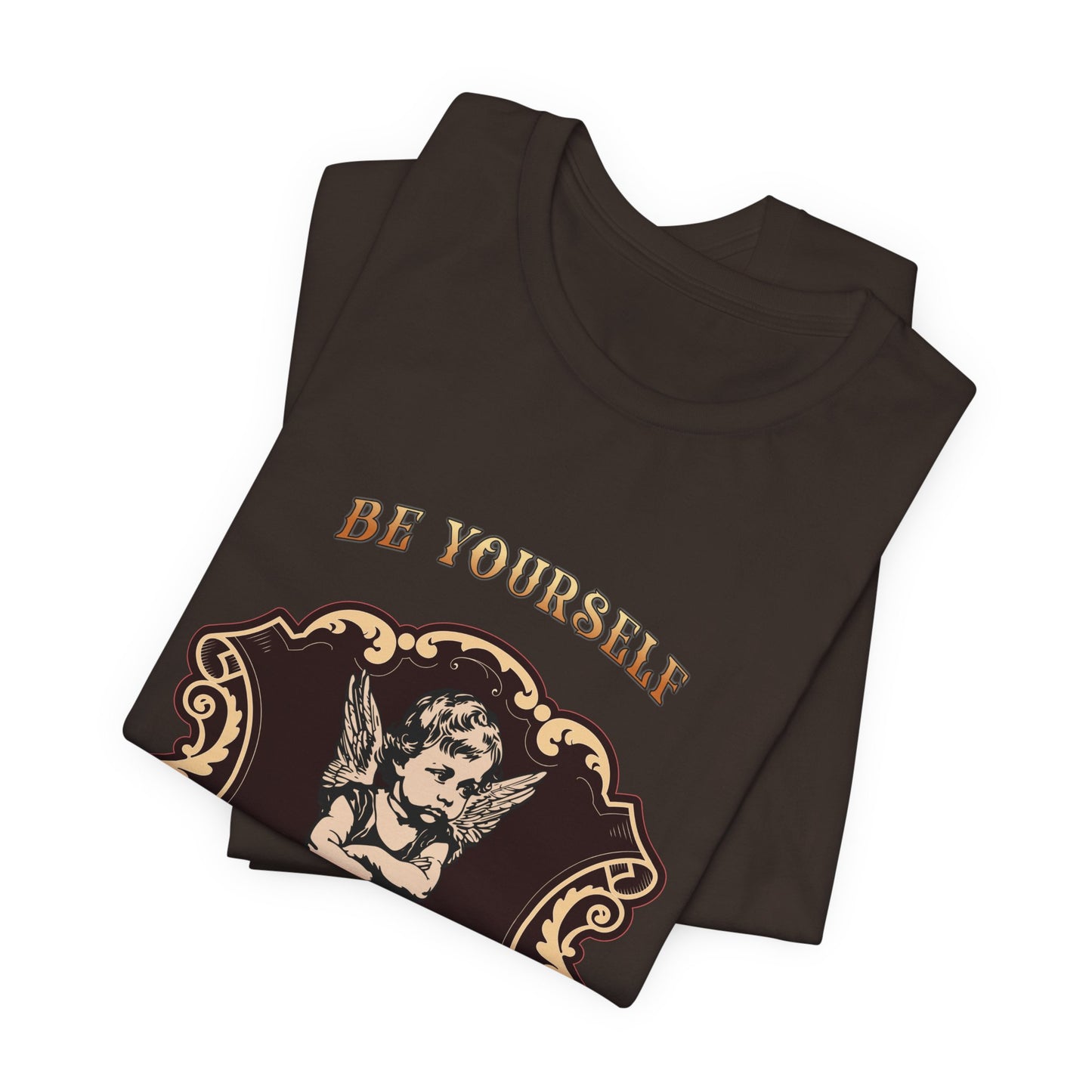 "Be Yourself" Tee — Vintage Cherub Graphic Shirt