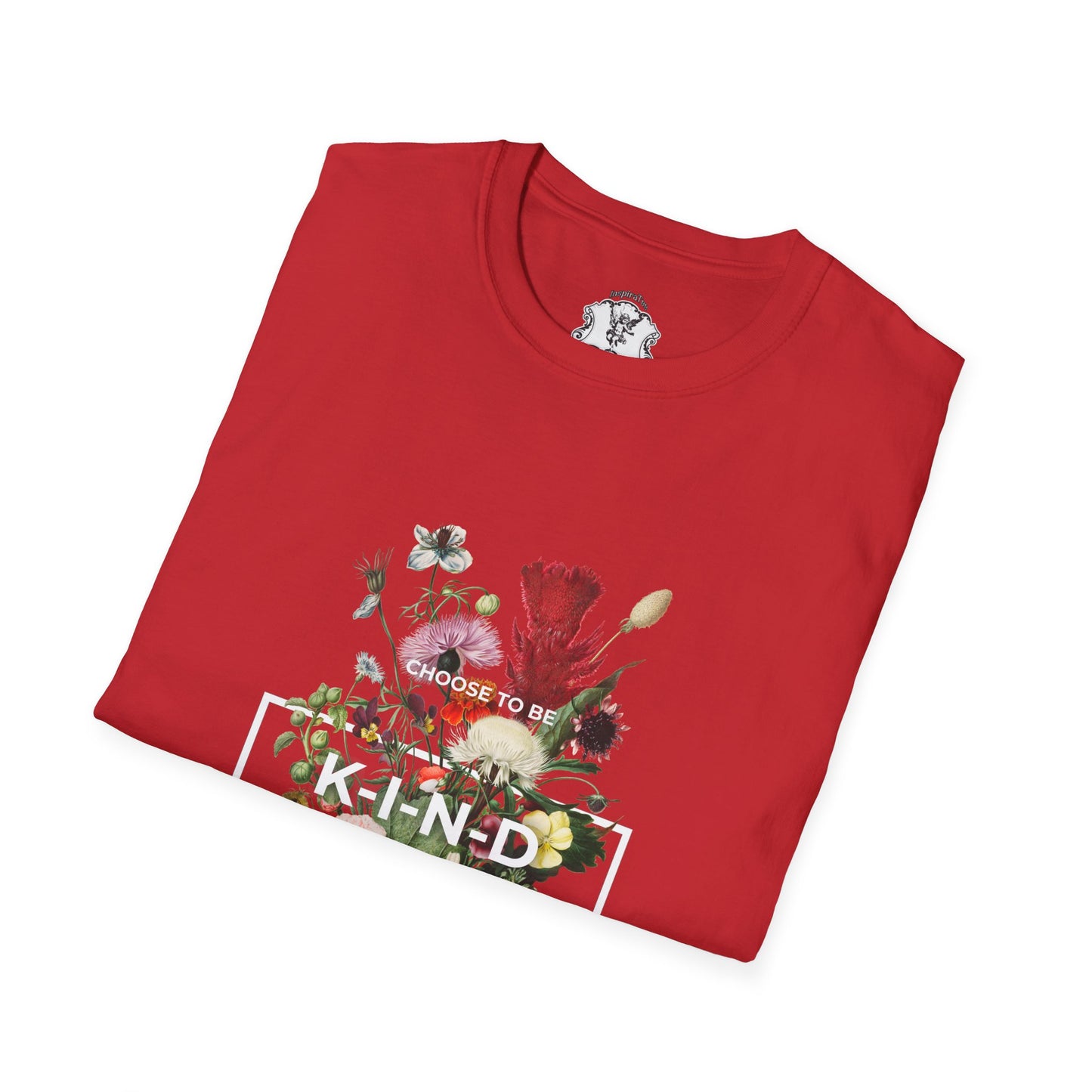 Kind Floral T-Shirt — Vintage Botanical 'KIND' Graphic Tee