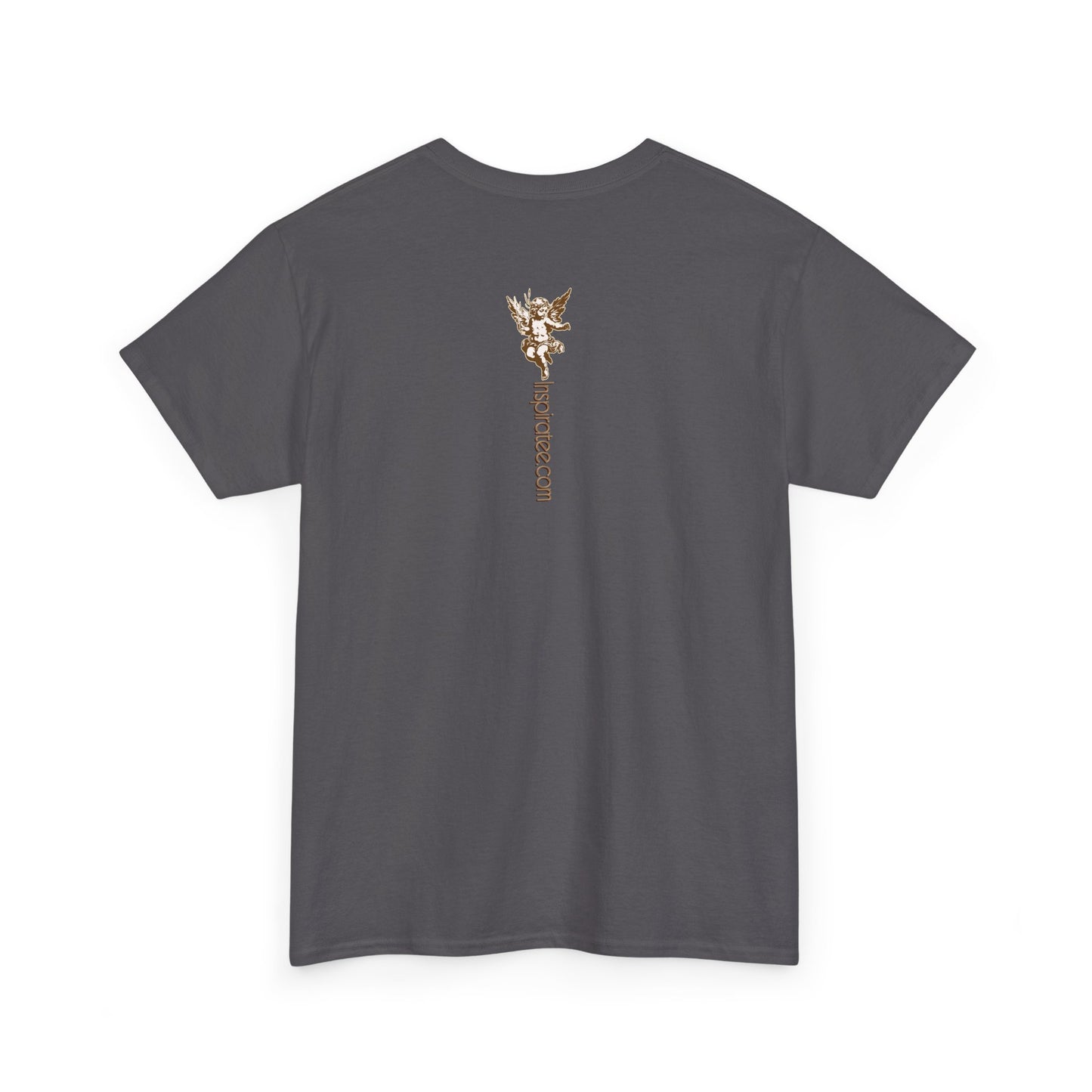 Angel Illustration Tee — "Pray for Me" Vintage Cherub Graphic T‑Shirt