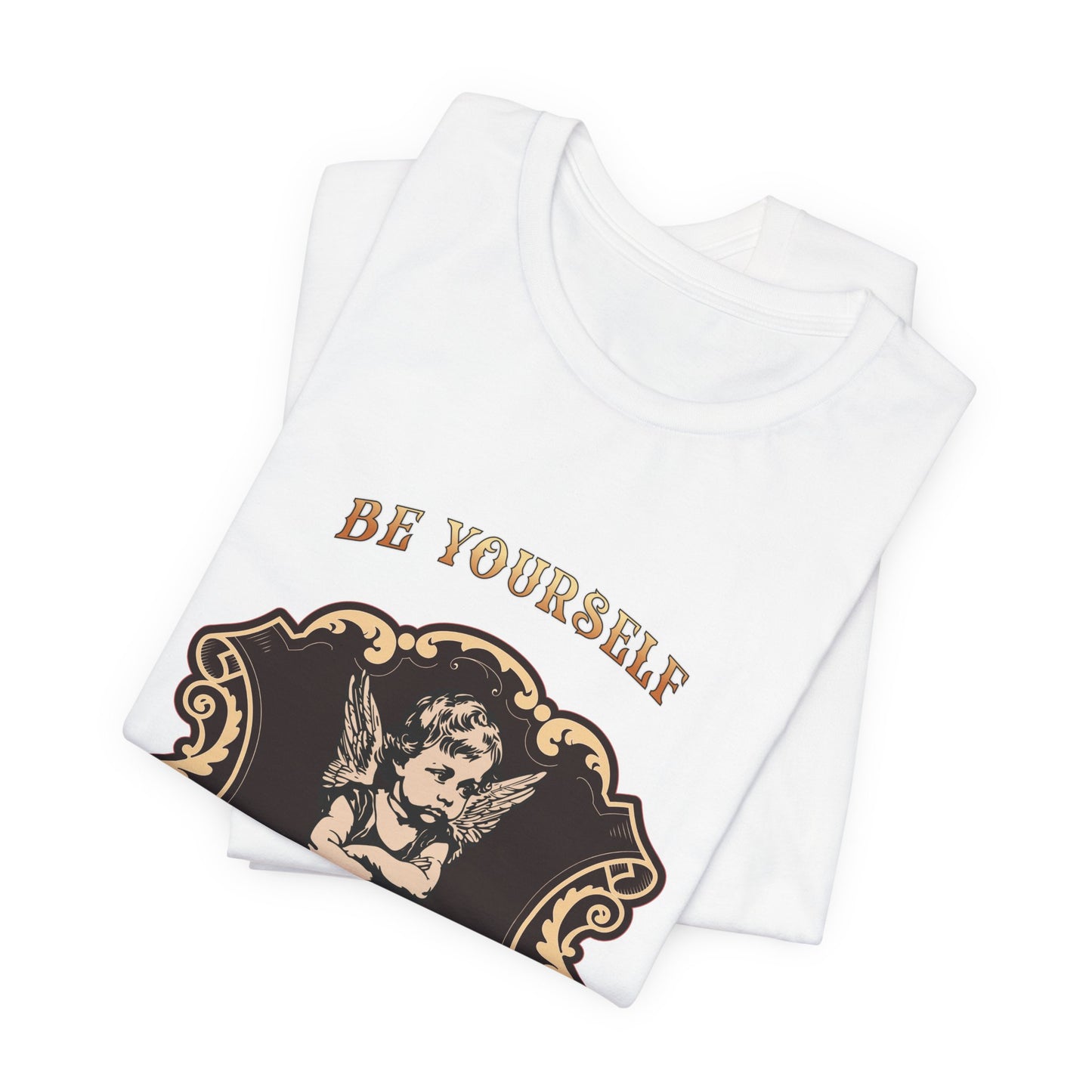 "Be Yourself" Tee — Vintage Cherub Graphic Shirt