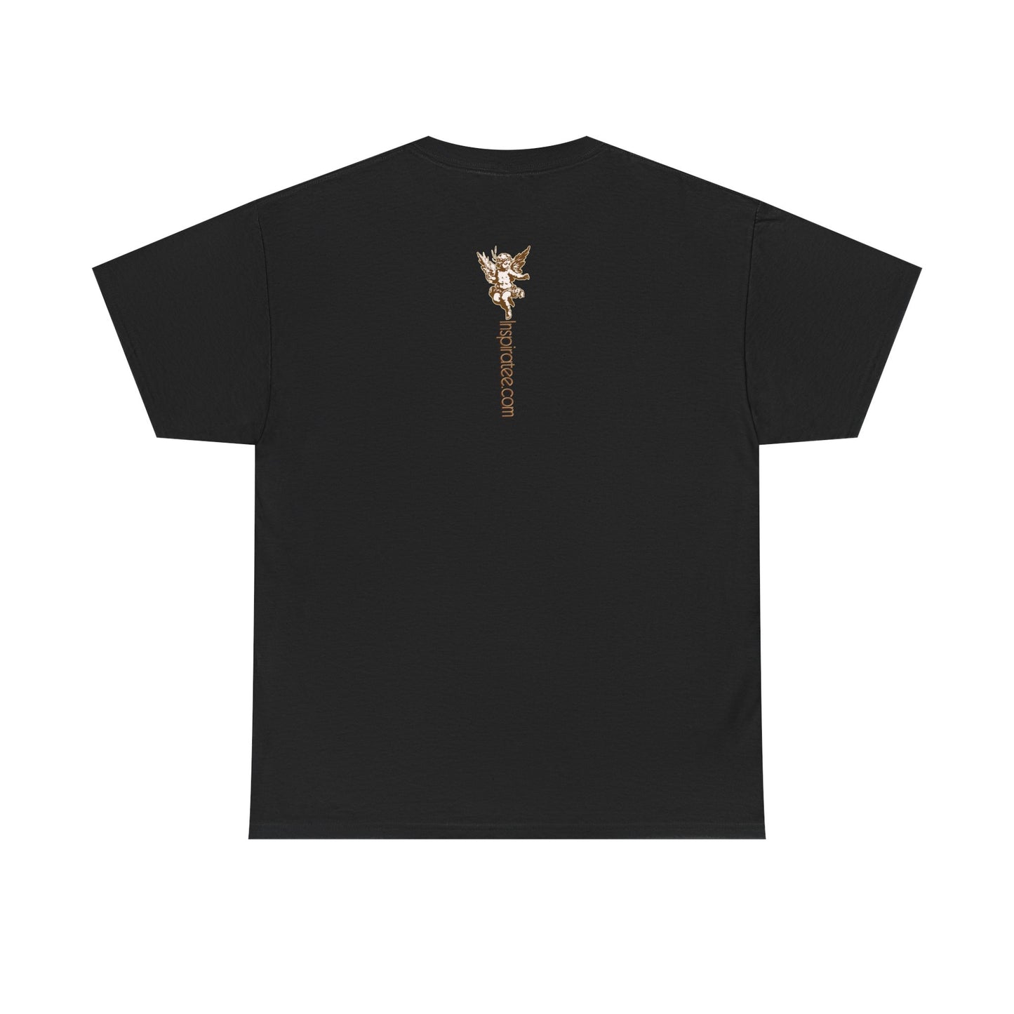 Angel Illustration Tee — "Pray for Me" Vintage Cherub Graphic T‑Shirt
