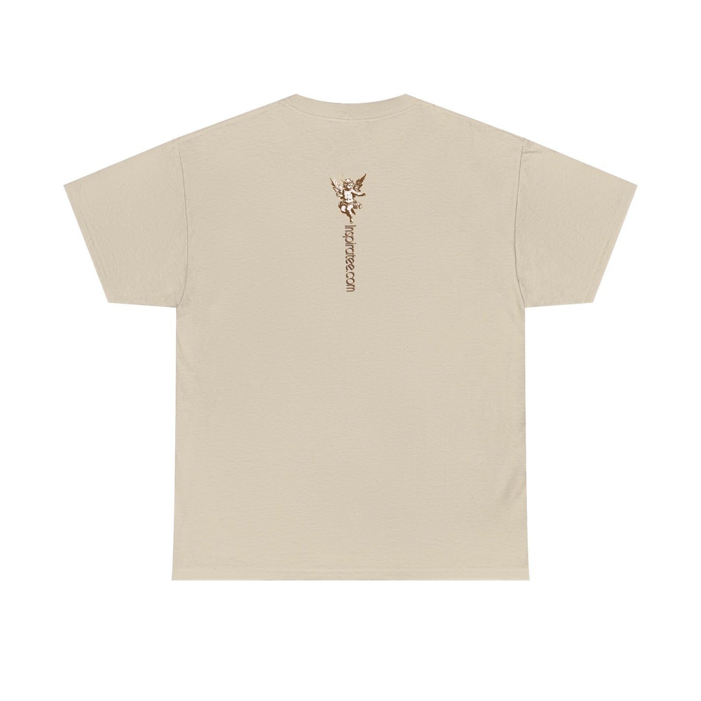 Angel Statue Graphic Tee — "Be still"