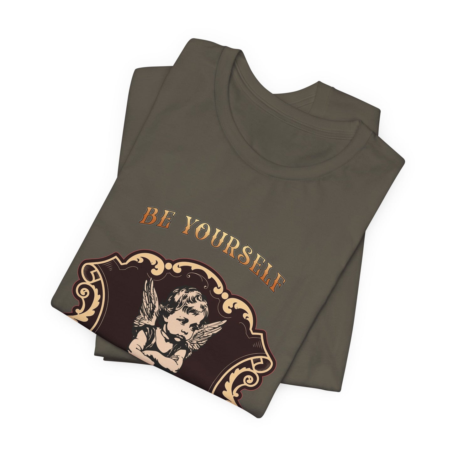 "Be Yourself" Tee — Vintage Cherub Graphic Shirt