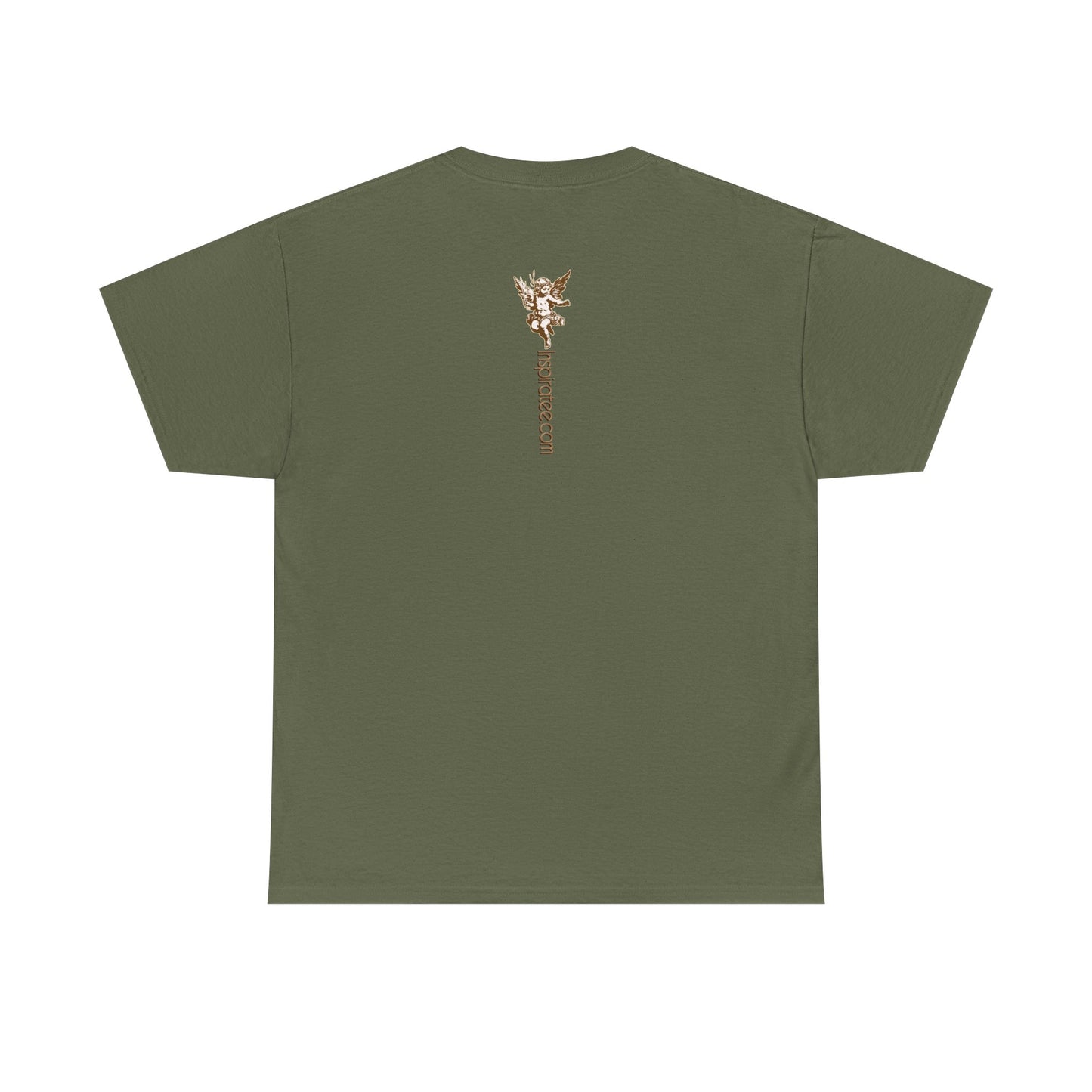 Angel Statue Graphic Tee — "Be still"