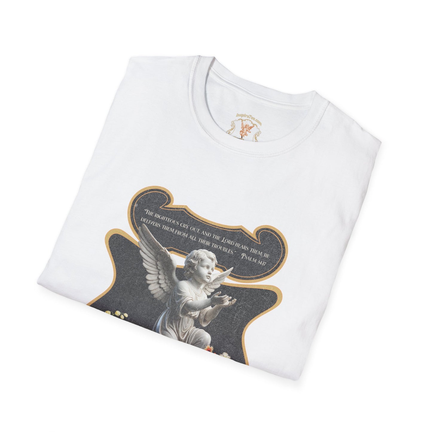 Cute Angel Graphic T-Shirt — Bible Inspiration for Angel Lovers