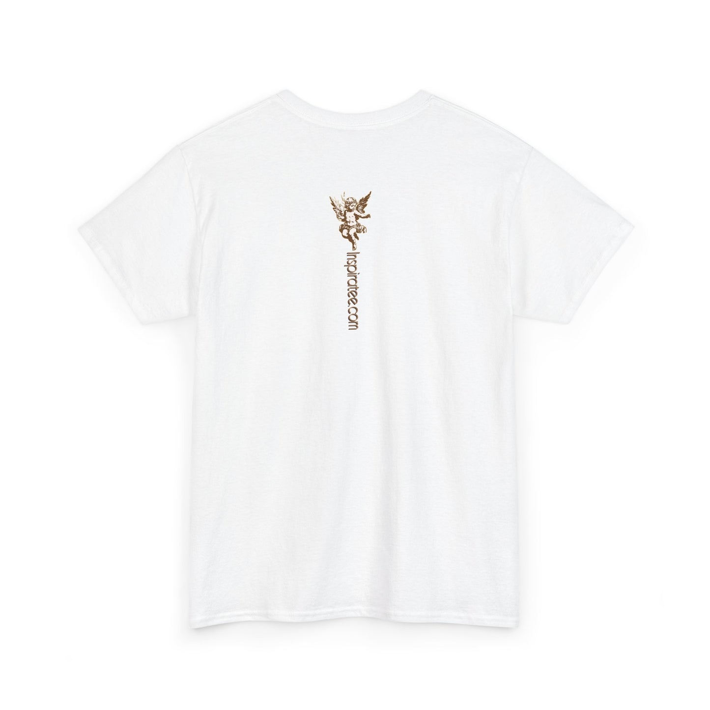 Angel Statue Graphic Tee — "Be still"