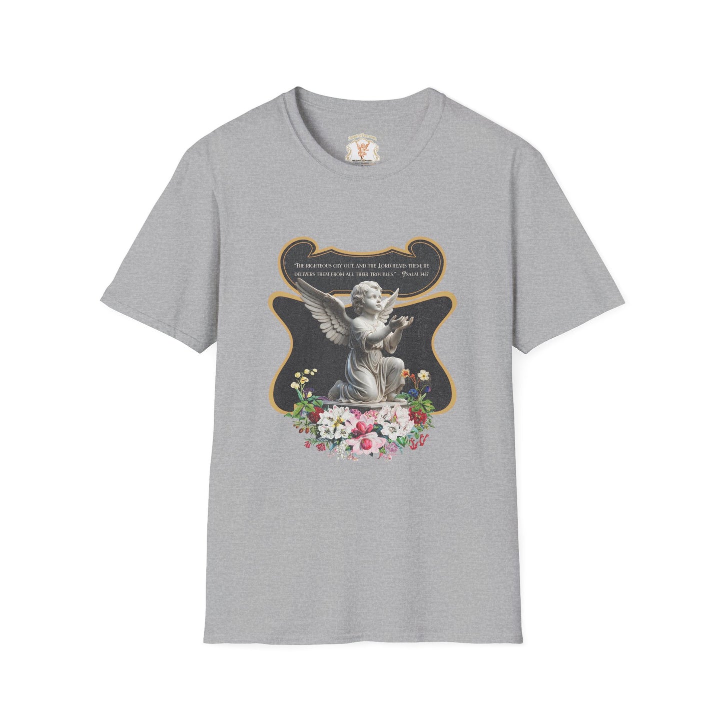 Cute Angel Graphic T-Shirt — Bible Inspiration for Angel Lovers