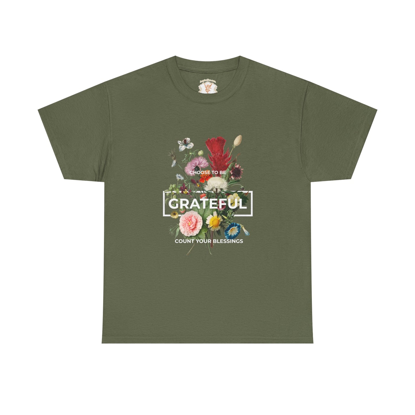 Grateful Floral Tee