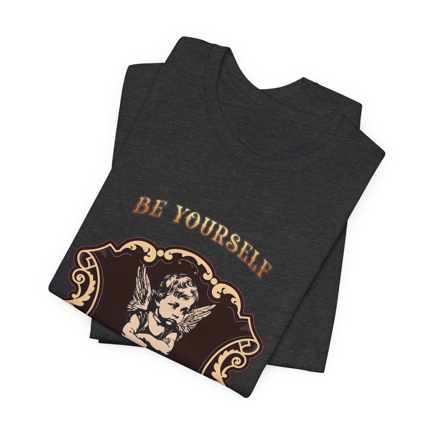 "Be Yourself" Tee — Vintage Cherub Graphic Shirt