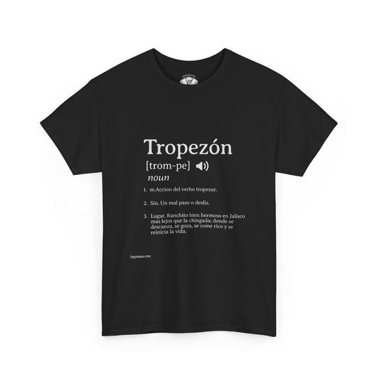 Tropezón Definition Tee — Minimalist White Graphic T-Shirt