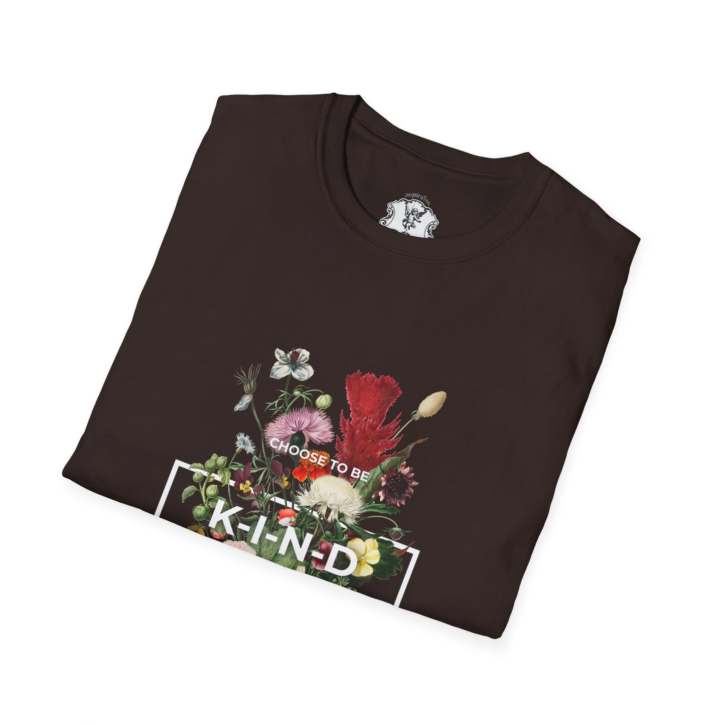 Kind Floral T-Shirt — Vintage Botanical 'KIND' Graphic Tee