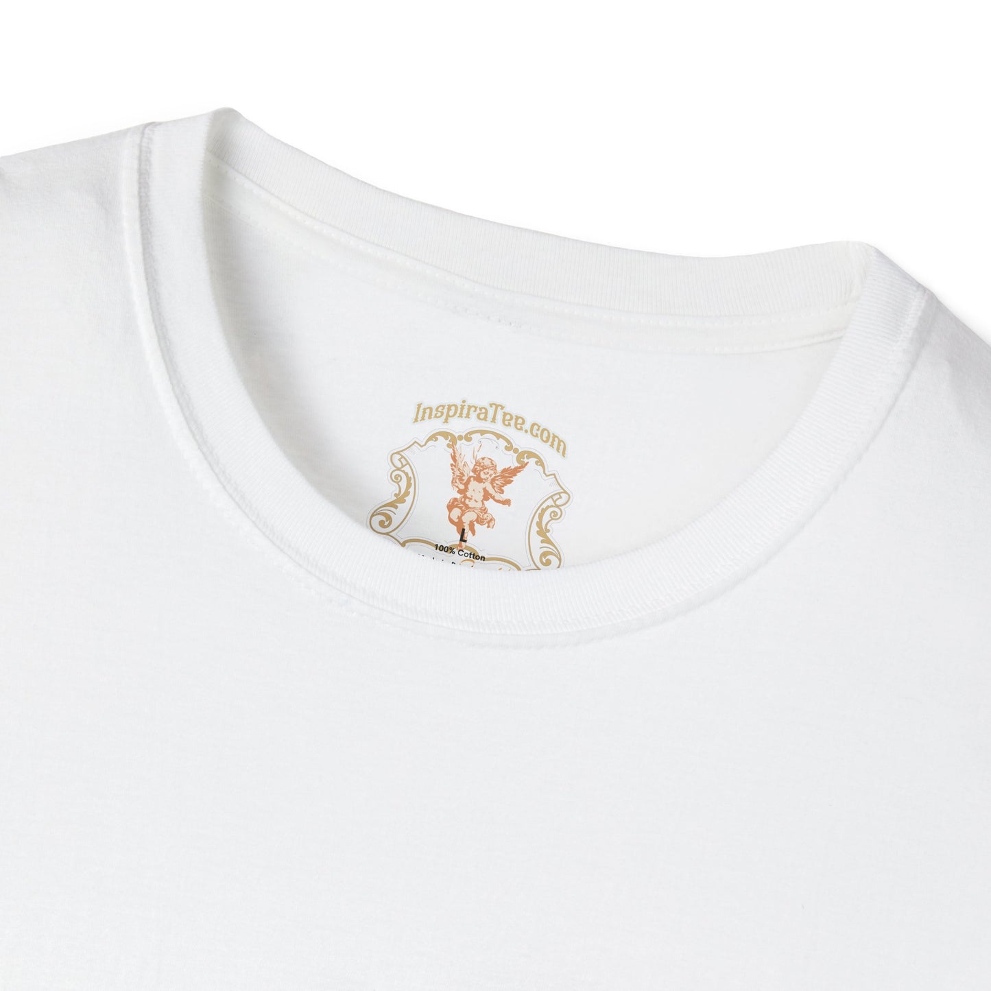 Cherub Statue Graphic Tee — 'Kindness is free' Vintage Angel T-Shirt
